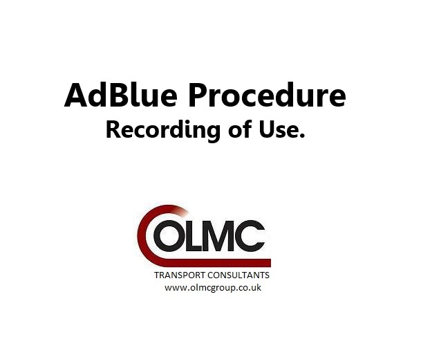 AdBlue Procedure – Digital Document.