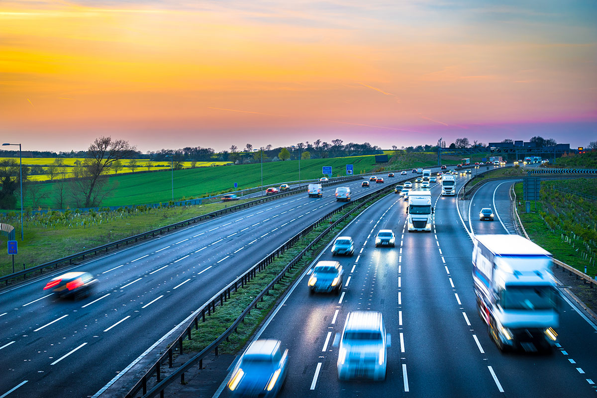 Traffic on motorway