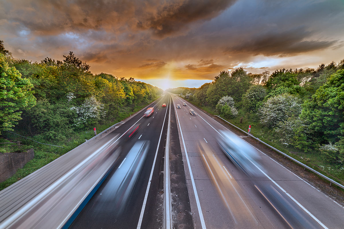 Traffic on motorway